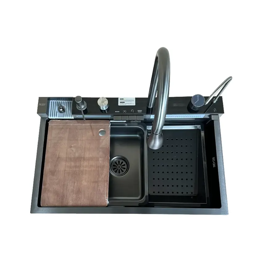 A-Class WH-7546 Nano S/Steel Kitchen Sink With Tap