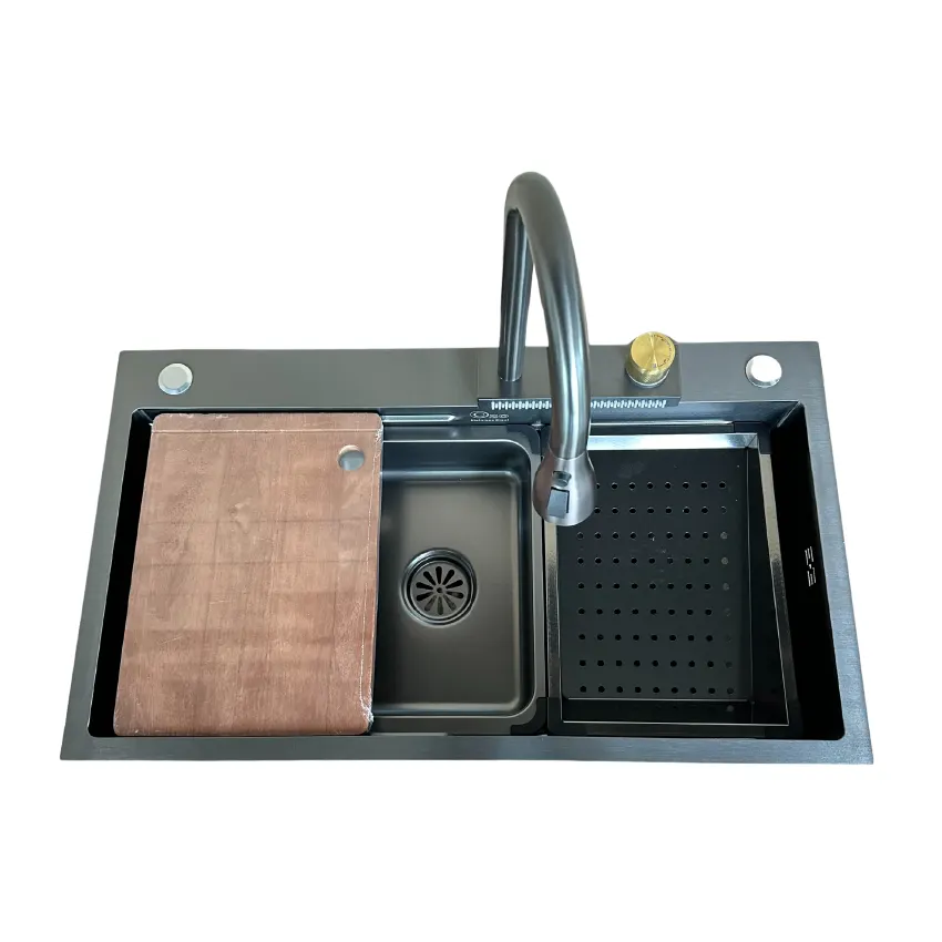 A-Class WH-8046 Nano S/Steel Kitchen Sink With Tap
