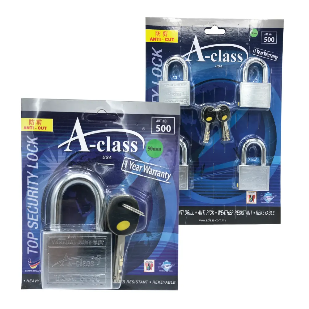 A-Class 500# Anti-Cut Pad Lock